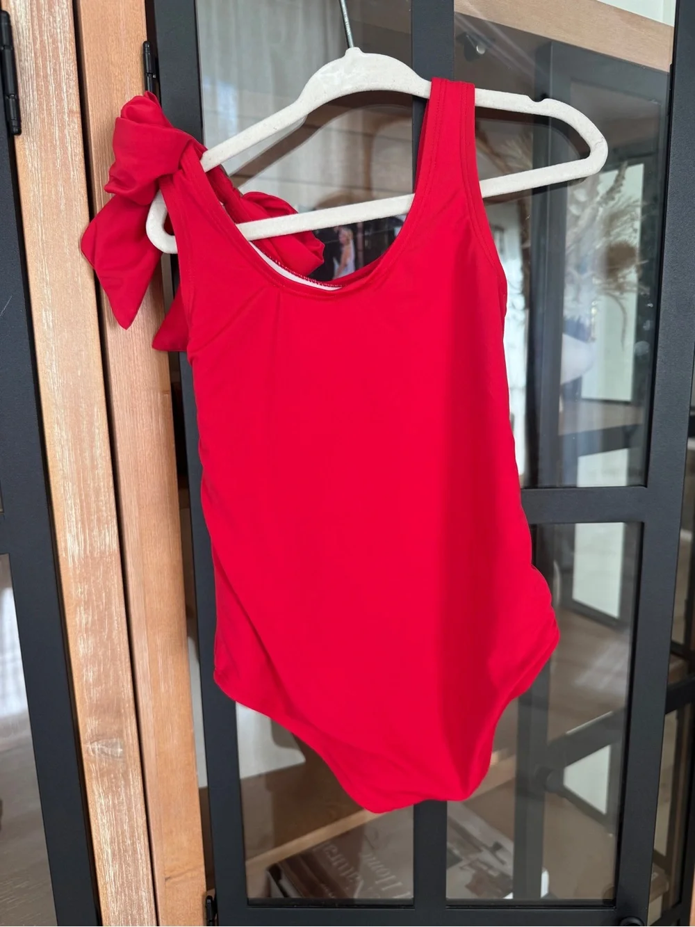 TBBC Bow Swimsuit Brookhaven one piece richmond red toddler girl